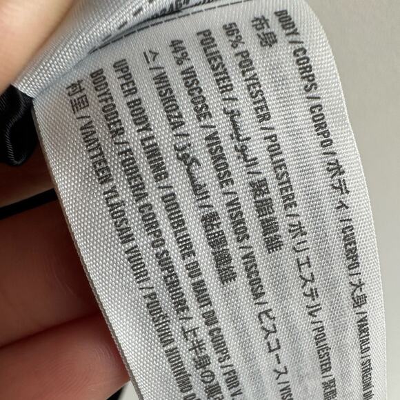 Abercrombie Black Satin Puff Sleeve Babydoll Mini Dress XS Petite Square Neck - Picture 6 of 6